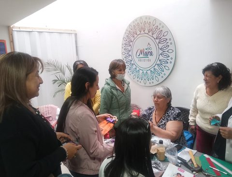 Taller creativo con la comunidad de Funza